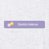 Shooting Star Aangepaste Kleding Naam Labels (Design 1)