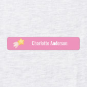 Shooting Star Aangepaste Kleding Naam Labels (Design 2)
