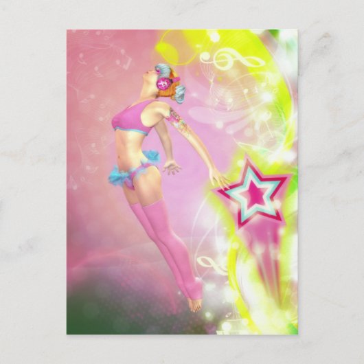 Shooting Star-Briefkaart Briefkaart (Voorkant)