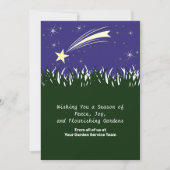 Shooting Star Christmas Business Holiday Kaart (Voorkant)