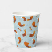 Shooting Star & Confetti Celebration Blauw Papieren Bekers (Rechts)