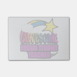 Shooting Star Geweldige Social Studies Docent Post-it® Notes