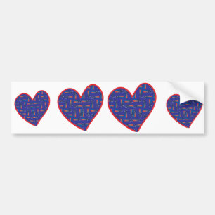 Shooting-Star-hart Bumpersticker