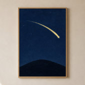 Shooting Star Hill Waterverf Hemelposter Poster