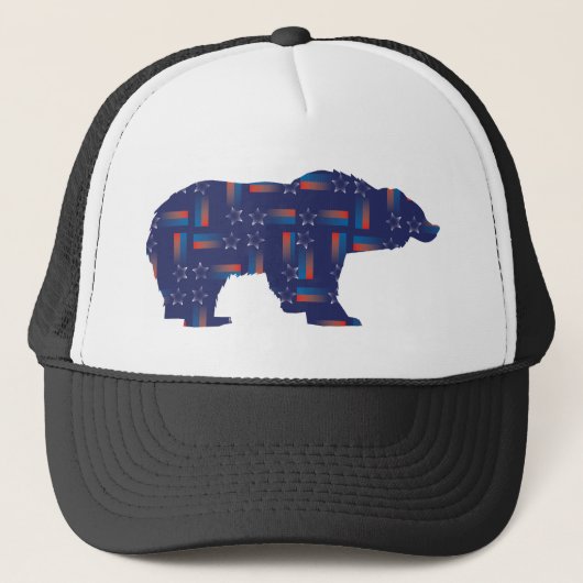 Shooting-Star-Mama-Grizzly Trucker Pet (Voorkant)