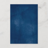 Shooting Star Navy Blauwe Aquarel Trouw | RSVP (Achterkant)