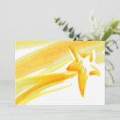 Shooting Star Open Greeting Kaart (Staand voorkant)