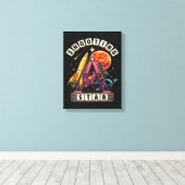 Shooting Star Ruimte Canvas Afdruk (Insitu (Houten vloer))