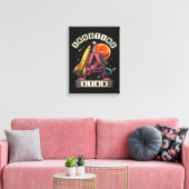 Shooting Star Ruimte Canvas Afdruk (Insitu (Woonkamer))