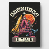Shooting Star Ruimte Fotoplaat (voorkant)