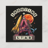 Shooting Star Ruimte Informatiekaartje (Achterkant)