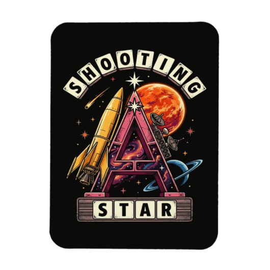 Shooting Star Ruimte Magneet (Verticaal)
