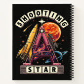 Shooting Star Ruimte Notitieboek (Achterkant)