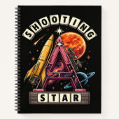 Shooting Star Ruimte Notitieboek (Voorkant)