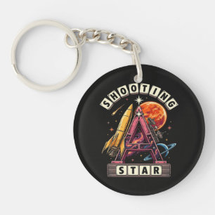Shooting Star Ruimte Sleutelhanger