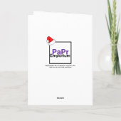 Shooting Star Southwest Cactus Custom Feestdagen Kaart (Achterkant)