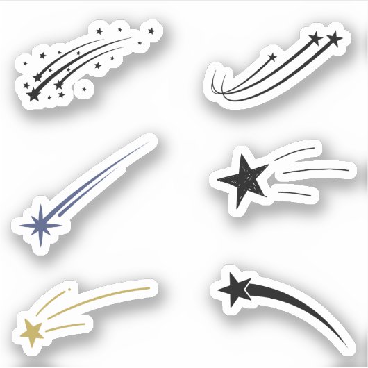 Shooting Star Stickers (Voorkant)