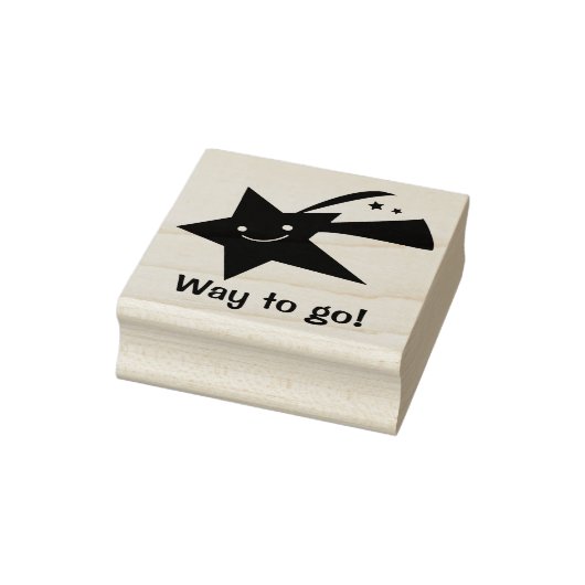 Shooting Star Teachers Custom Rubber Stamp Rubberstempel (Stempel)