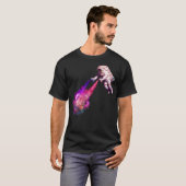 Shooting Stars - De kunstenaar van de astronaut T-shirt (Voorkant volledig)