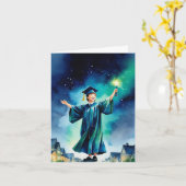 Shooting Stars - Een middelbare school mijlpaal Kaart (Gele Bloem)