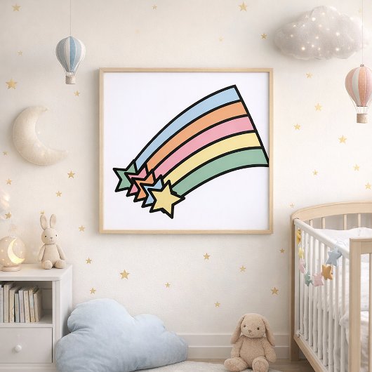 Shooting Stars en Rainbow Print