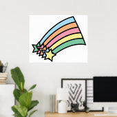 Shooting Stars en Rainbow Print (Thuiskantoor)
