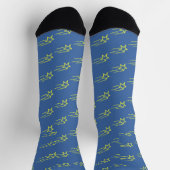 Shooting Stars Gold Blue Sokken (Top)