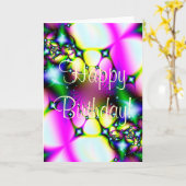 Shooting Stars Happy Birthday! Kaart (Gele Bloem)