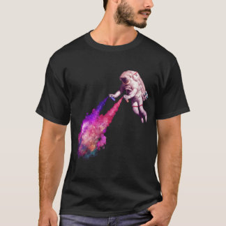 Shooting Stars het astronaut kunstenaar cadeau T-shirt