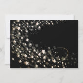 Shooting Stars Sweet 16 Invitation Kaart (Achterkant)