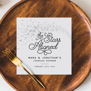 Shooting Stars The Stars Aligned Koppels Bruiloft Servet
