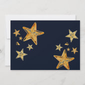 Shooting Stars Wedding Uitnodiging (Achterkant)