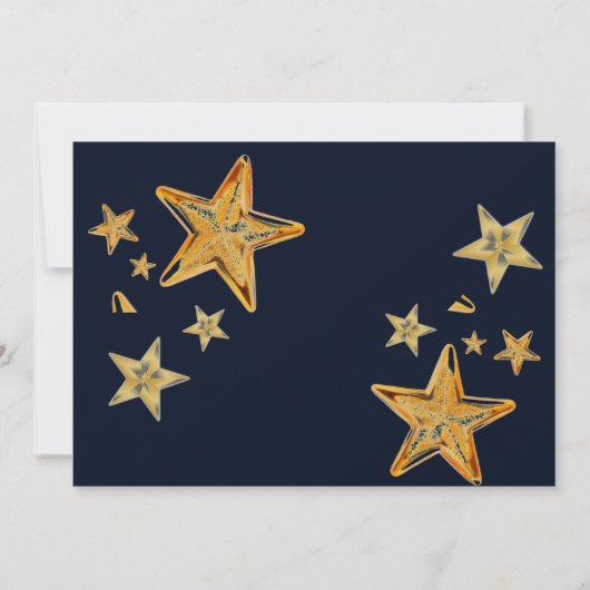 Shooting Stars Wedding Uitnodiging (Achterkant)