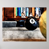 Shooting voor de acht bal poster (Voorkant)