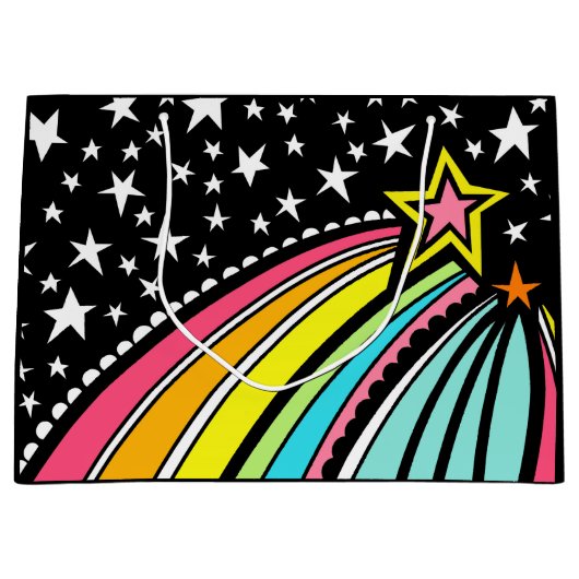 Shoots Star Comet Fireball Gift Bag Groot Cadeauzakje (Voorkant)