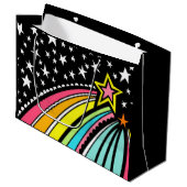 Shoots Star Comet Fireball Gift Bag Groot Cadeauzakje (Voorkant Gekanteld)
