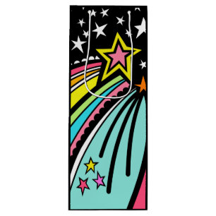 Shoots Star Comet Fireball Gift Bag Wijn Cadeautas