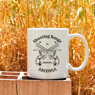 Shootsport Arizona America  Logo Koffiemok