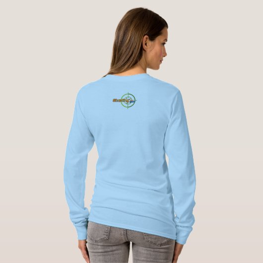 Shootsport | Lange hoes voor vrouwen T-shirt (Achterkant volledig)