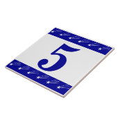 Shootstars Nummer stapel Tegeltje (Zijkant)