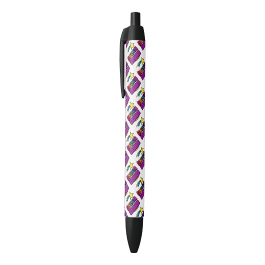 Shootster Rainbow Geweldige kassier Zwarte Inkt Pen (Top (Verticaal))