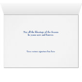 Shootster Silver Cross-kerstkaart (Binenzijde Horizontaal (Onderkant))