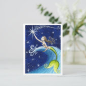 Shootster Zeemeermin Briefkaart (Staand voorkant)