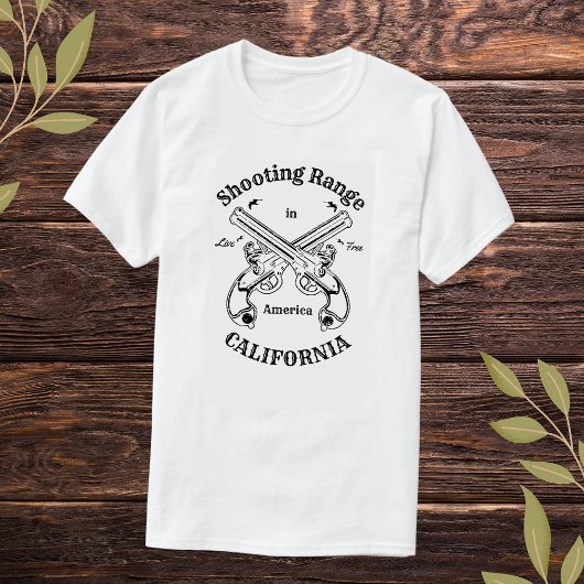 Shootwaaier Californië-Amerika  T-shirt