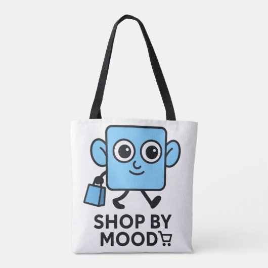 Shop By Mood - Schattigee Smilo Canvas tas (Achterkant)
