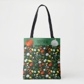 Shop local farm fresh is best! tote bag (Voorkant)