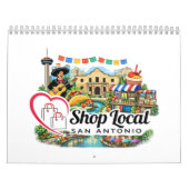Shop Local San Antonio 2026 Calendar Kalender (Hoes)
