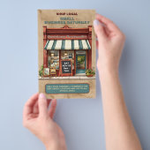 Shop Small Business Event Flyer (Hand)