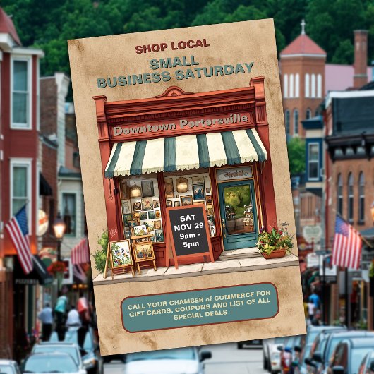 Shop Small Business Event Flyer