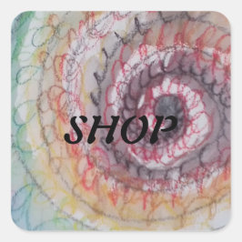 SHOP STICKER LABELS VAN ARTIEST PAULA REILLY.